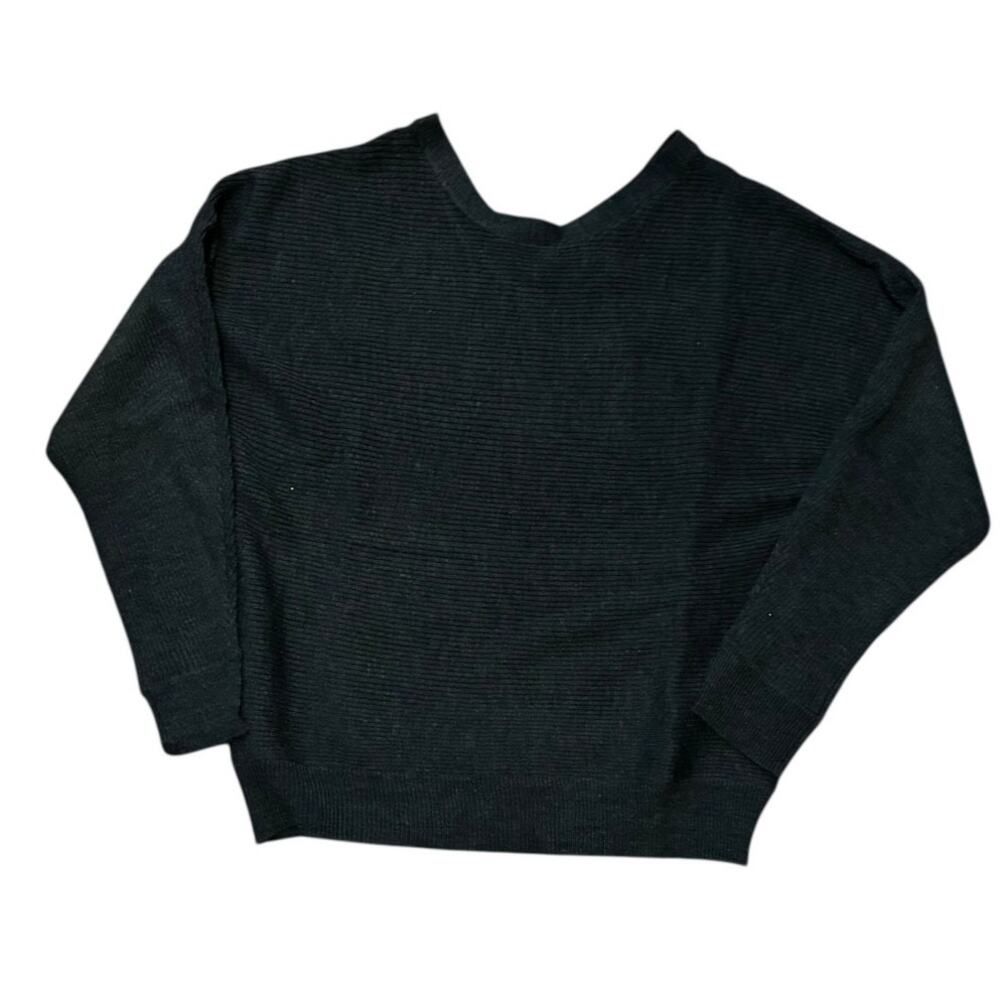 Philosophy Republic Clothing Charcoal Heather Gray Knit Sweater Women's M